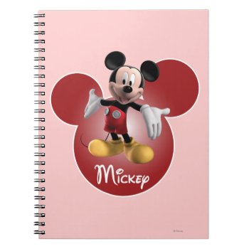 Mickey Mickey Clubhouse | Head Icon Notebook by MickeyAndFriends at Zazzle