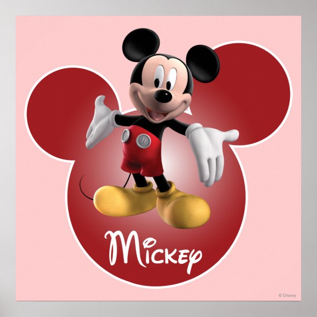 Mickey Mickey Clubhouse | Head Icon Poster (Front)