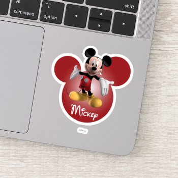 Mickey Mickey Clubhouse | Head Icon Sticker by MickeyAndFriends at Zazzle