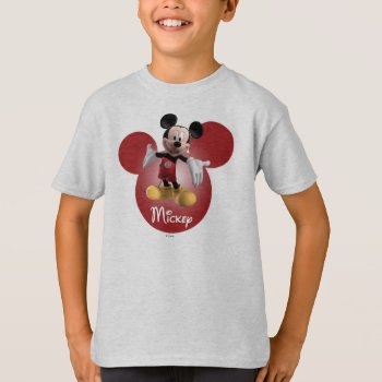 Mickey Mickey Clubhouse | Head Icon T-shirt by MickeyAndFriends at Zazzle