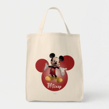 Mickey Mickey Clubhouse | Head Icon Tote Bag by MickeyAndFriends at Zazzle