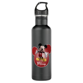 Mickey Mickey Clubhouse | Head Icon Water Bottle by MickeyAndFriends at Zazzle