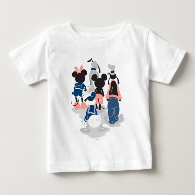 Mickey | Mickey Friend Turns 3 Baby T-Shirt (Front)
