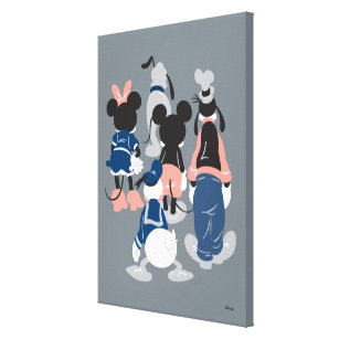 Mickey Mouse Canvo - LV Canvas Wall Art - Cartoon Canvas Painting