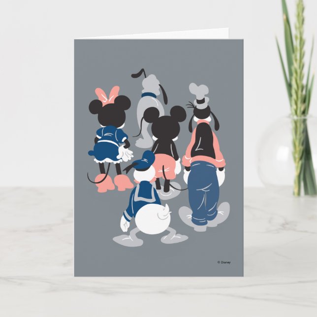 Mickey | Mickey Friend Turns Card (Front)
