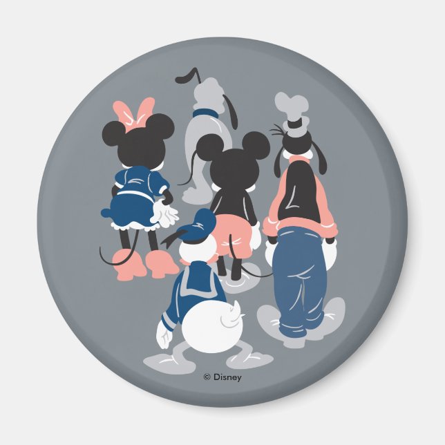 Mickey | Mickey Friend Turns Magnet (Front)