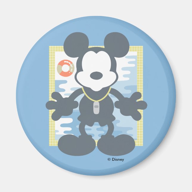 Mickey | Mickey Life Guard Magnet (Front)