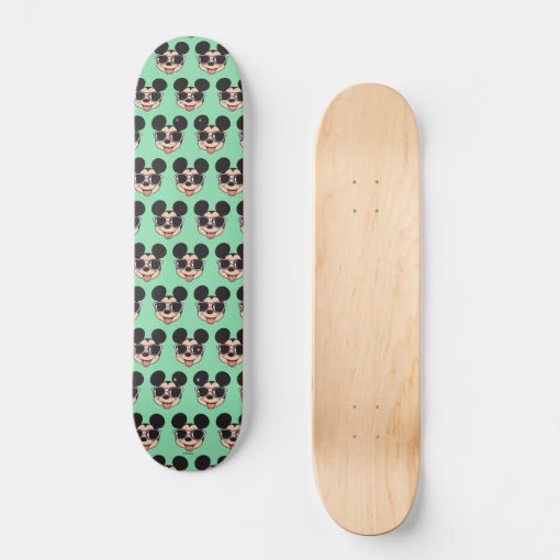 Mickey Mickey Smiling Sunglasses Skateboard Zazzle