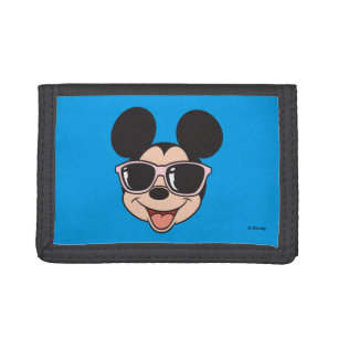 Mickey Mickey Smiling Sunglasses Trifold Wallet