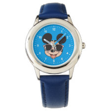 Mickey | Mickey Smiling Sunglasses Wrist Watch