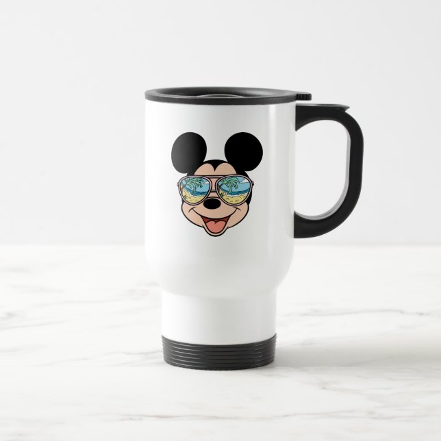Mickey | Mickey Tropical Sunglasses 2 Travel Mug (Right)
