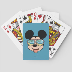 Mickey   Mickey Tropical Sunglasses Playing Cards