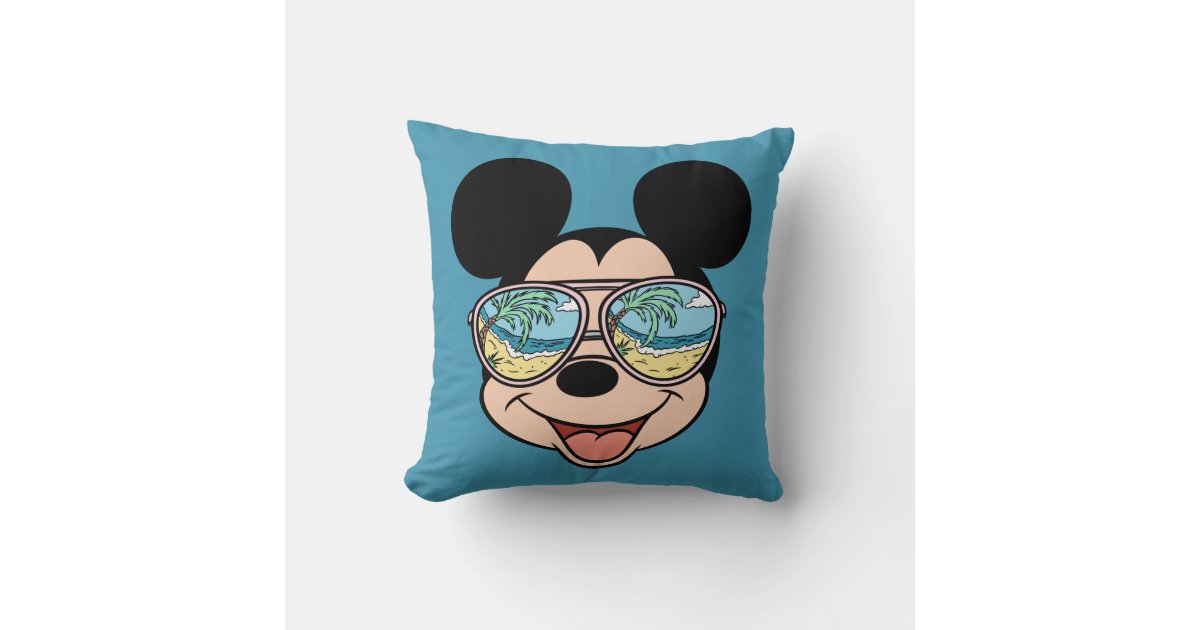 Classic Mickey, Distressed Throw Pillow, Zazzle