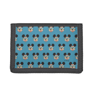 Mickey Mickey Tropical Sunglasses Tri-fold Wallet