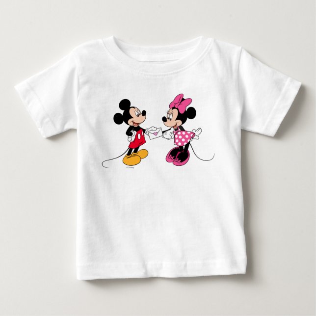 Mickey & Minnie | Be Mine 2 Baby T-Shirt (Front)