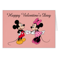 Mickey & Minnie | Be Mine Card