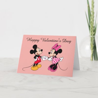 Mickey & Minnie | Be Mine Holiday Card