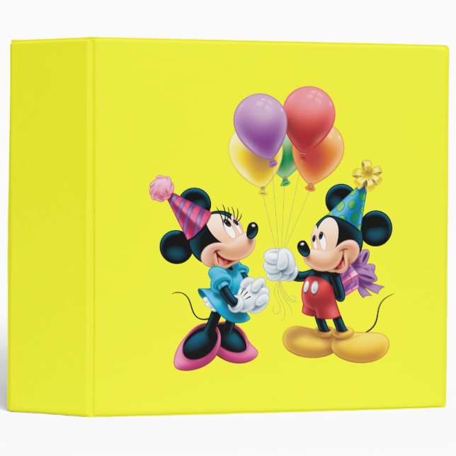 Mickey & Minnie | Birthday Binder (Front/Spine)
