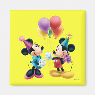 Mickey & Minnie Birthday Magnet