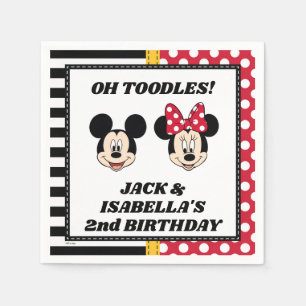 Mickey & Minnie Birthday  Napkins