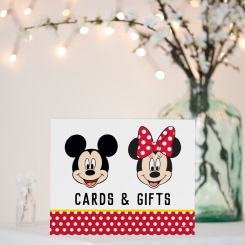 Mickey  Minnie  Boy or Girl _ Cards  Gifts Foam Board