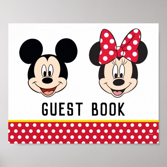 Mickey & Minnie | Boy or Girl - Guest Book (Front)