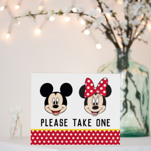 Mickey  Minnie  Boy or Girl _ Take a Treat Foam Board