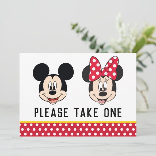 Mickey  Minnie  Boy or Girl _ Take a Treat Invitation