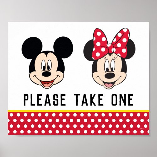 Mickey  Minnie  Boy or Girl _ Take a Treat Poster