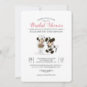 Mickey & Minnie | Bride and Groom Bridal Shower Invitation (Front)