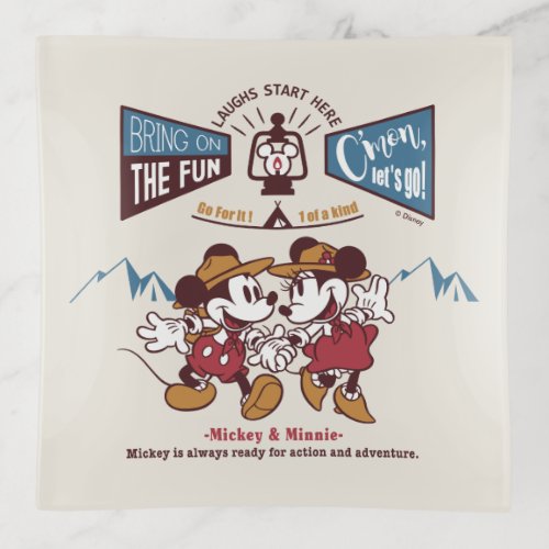 Mickey  Minnie  Bring on the Fun Trinket Tray