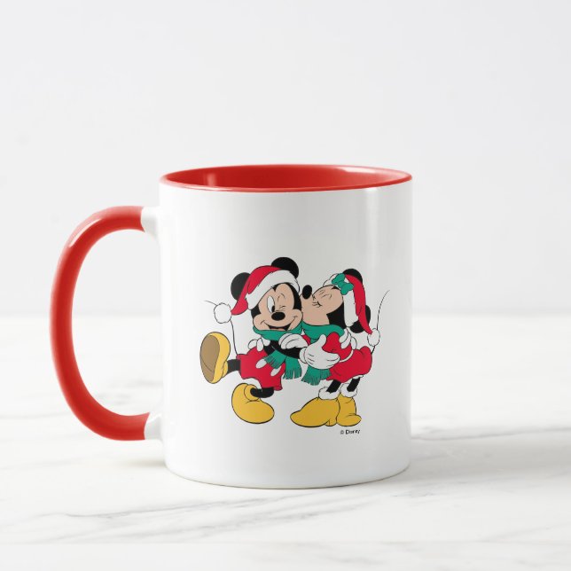 Mickey & Minnie | Christmas Kisses Mug (Left)