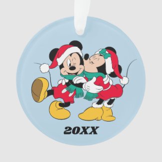 Mickey & Minnie | Christmas Kisses Ornament