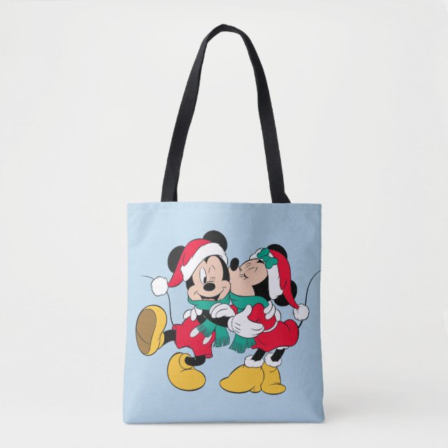 Mickey & Minnie | Christmas Kisses Tote Bag (Front)