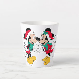 Mickey & Minnie   Christmas Love Latte Mug