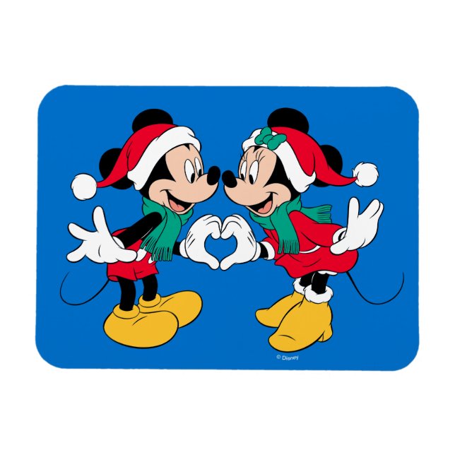 Mickey & Minnie | Christmas Love Magnet (Horizontal)
