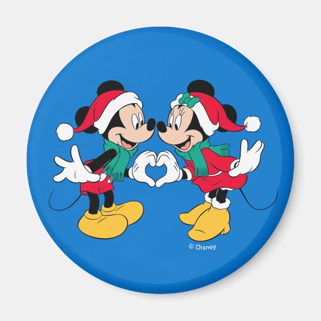 Mickey & Minnie | Christmas Love Magnet (Front)