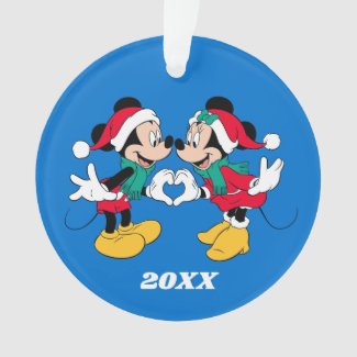 Mickey & Minnie | Christmas Love Ornament