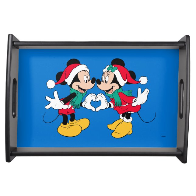 Mickey & Minnie | Christmas Love Serving Tray (Front)