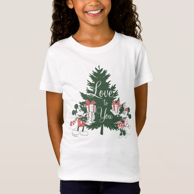Mickey & Minnie | Christmas Love to You T-Shirt (Front)