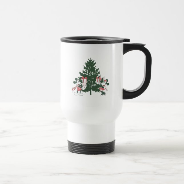 Mickey & Minnie | Christmas Love to You Travel Mug (Right)