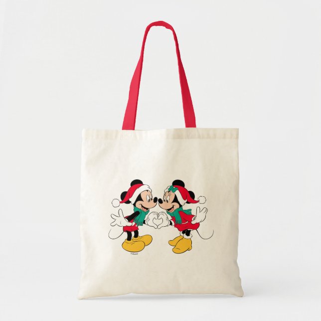 Mickey & Minnie | Christmas Love Tote Bag (Front)