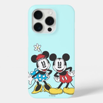 Mickey & Minnie | Classic Pair Iphone 15 Pro Case by MickeyAndFriends at Zazzle