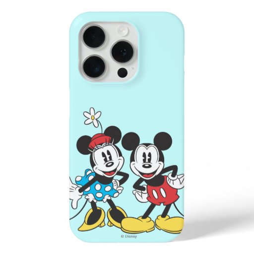 Mickey & Minnie | Classic Pair iPhone 15 Pro Case