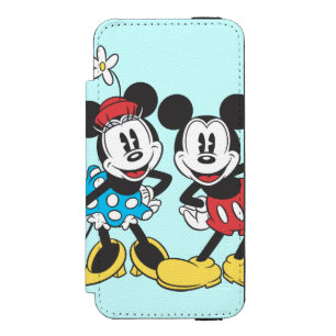 Mickey & Minnie   Classic Pair iPhone SE/5/5s Wallet Case