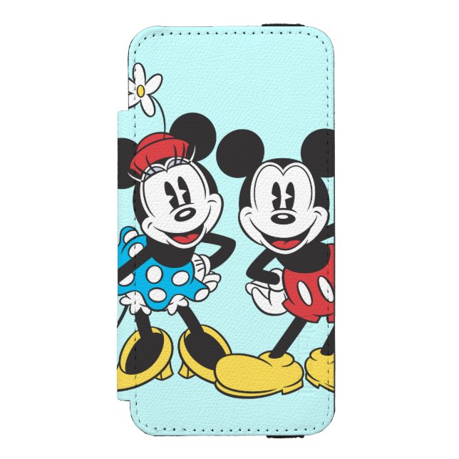 Mickey & Minnie | Classic Pair Incipio iPhone Wallet Case (Folio Front)