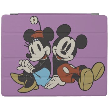 Mickey & Minnie | Classic Pair Sitting Ipad Smart Cover by MickeyAndFriends at Zazzle