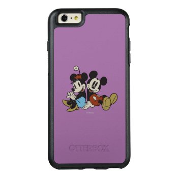 Mickey & Minnie | Classic Pair Sitting Otterbox Iphone 6/6s Plus Case by MickeyAndFriends at Zazzle