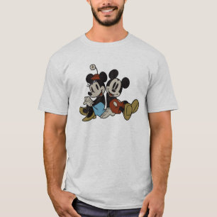 Mickey & Minnie Classic Pair Sitting T-Shirt