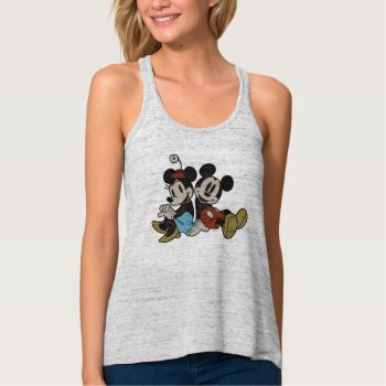 Mickey & Minnie | Classic Pair Sitting Tank Top by MickeyAndFriends at Zazzle